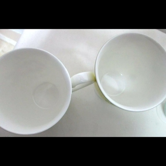 AYNSLEY Archive Rose footed Mugs Cups floral yellow blue Footed Fine China NEW - Picture 7 of 10